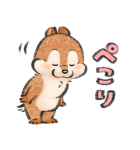 Lommy画♪チップとデール（個別スタンプ：10）