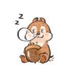 Lommy画♪チップとデール（個別スタンプ：20）