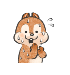 Lommy画♪チップとデール（個別スタンプ：32）