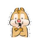 Lommy画♪チップとデール（個別スタンプ：33）