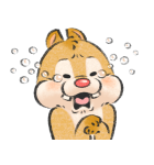 Lommy画♪チップとデール（個別スタンプ：35）