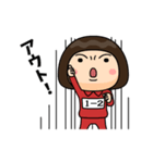 芋ジャージの【1-2】♀決めポーズ2（個別スタンプ：34）