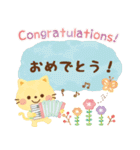 大人かわいい絵本風★誕生日 スタンプver.（個別スタンプ：7）