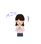 微笑みの目（個別スタンプ：19）