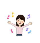 微笑みの目（個別スタンプ：33）
