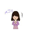 微笑みの目（個別スタンプ：38）
