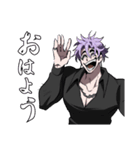天羽組 小林の兄貴 伝説のグリングリーン（個別スタンプ：7）