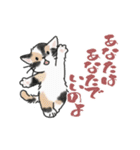 ゆかいな猫の夏スタンプwithデカ文字（個別スタンプ：39）