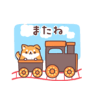 飛び出す♪もっちりいぬ(夏にも使える)（個別スタンプ：13）