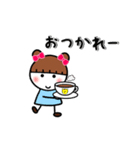 【動く】お団子ちゃんの毎日使えるスタンプ（個別スタンプ：5）