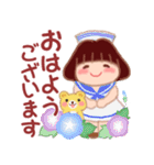 毎日使える「でぶりん」夏2（個別スタンプ：1）