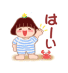 毎日使える「でぶりん」夏2（個別スタンプ：7）