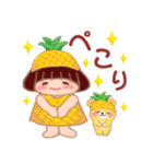 毎日使える「でぶりん」夏2（個別スタンプ：16）