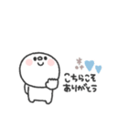 しらたま◎あいさつスタンプ #2（個別スタンプ：15）