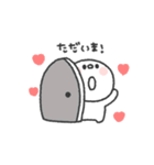しらたま◎あいさつスタンプ #2（個別スタンプ：19）