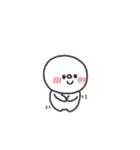 しらたま◎あいさつスタンプ #2（個別スタンプ：34）