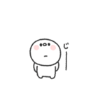 しらたま◎あいさつスタンプ #2（個別スタンプ：35）