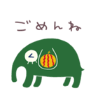 夏色☆ゾウのパレット（個別スタンプ：31）