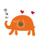 夏色☆ゾウのパレット（個別スタンプ：36）