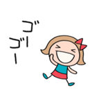 応援言葉☆リボンのマルン（個別スタンプ：6）