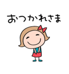 応援言葉☆リボンのマルン（個別スタンプ：26）