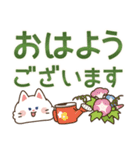 とびだす！ゆるかわにゃんこズ(夏)（個別スタンプ：2）