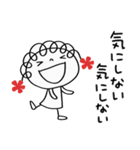 前向き☆花リボン（個別スタンプ：8）