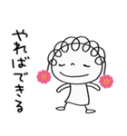 前向き☆花リボン（個別スタンプ：32）