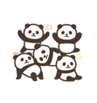 動く！わらわらパンダンミニ（個別スタンプ：8）