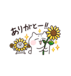 動く猫！ぺけとまゆげ6【夏バージョン！】（個別スタンプ：6）