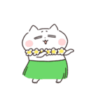 動く猫！ぺけとまゆげ6【夏バージョン！】（個別スタンプ：7）