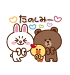サクッと長～く使える❤BROWN ＆ FRIENDS（個別スタンプ：21）