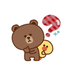 サクッと長～く使える❤BROWN ＆ FRIENDS（個別スタンプ：31）