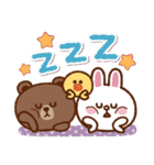サクッと長～く使える❤BROWN ＆ FRIENDS（個別スタンプ：40）