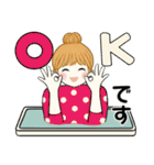 キュートなお団子ちゃん 10 ☆ 日常・敬語（個別スタンプ：5）