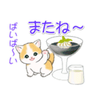 まんまるチビ猫たちと夏スイーツ（個別スタンプ：7）