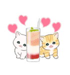 まんまるチビ猫たちと夏スイーツ（個別スタンプ：8）