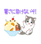 まんまるチビ猫たちと夏スイーツ（個別スタンプ：28）