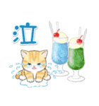 まんまるチビ猫たちと夏スイーツ（個別スタンプ：40）