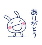 褒め言葉☆ほぼ白うさぎ（個別スタンプ：22）