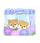 よちよち豆柴兄弟の夏（個別スタンプ：3）