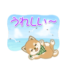 よちよち豆柴兄弟の夏（個別スタンプ：30）