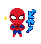 スパイダーマン byみふねたかし（個別スタンプ：7）