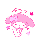 マイメロディ PINK！PINK！（個別スタンプ：3）