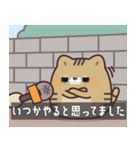 飛び出す！ふてぶてしばいぬ＆キジトラ猫 2（個別スタンプ：10）