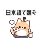 飛び出す！ふてぶてしばいぬ＆キジトラ猫 2（個別スタンプ：13）