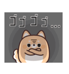 飛び出す！ふてぶてしばいぬ＆キジトラ猫 2（個別スタンプ：23）
