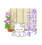 まんまるチビ猫たちの夏（個別スタンプ：34）