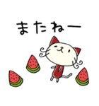 夏☆ねこのバンスキー（個別スタンプ：39）