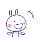 ほぼ白うさぎ ポップタッチ風9（個別スタンプ：4）